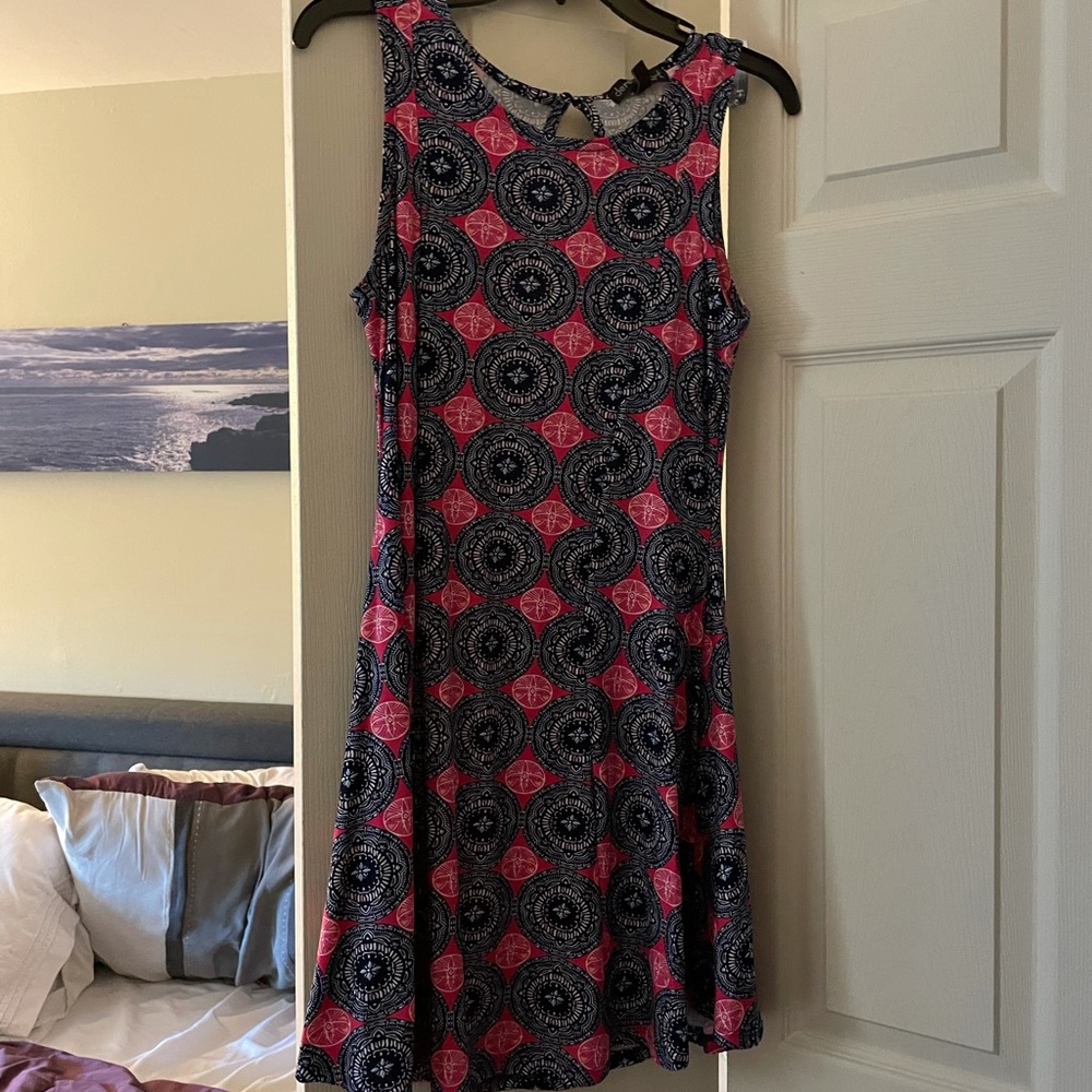 Large pattern dress